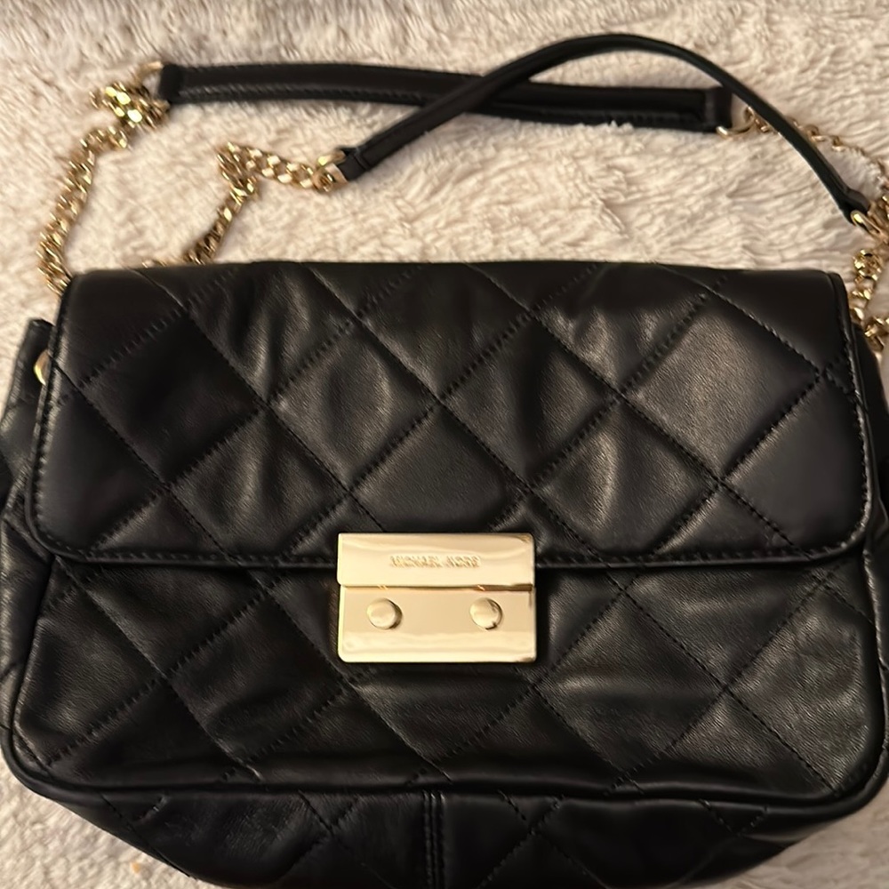 Michael Kors Sloan Large Quilted Flap Bag